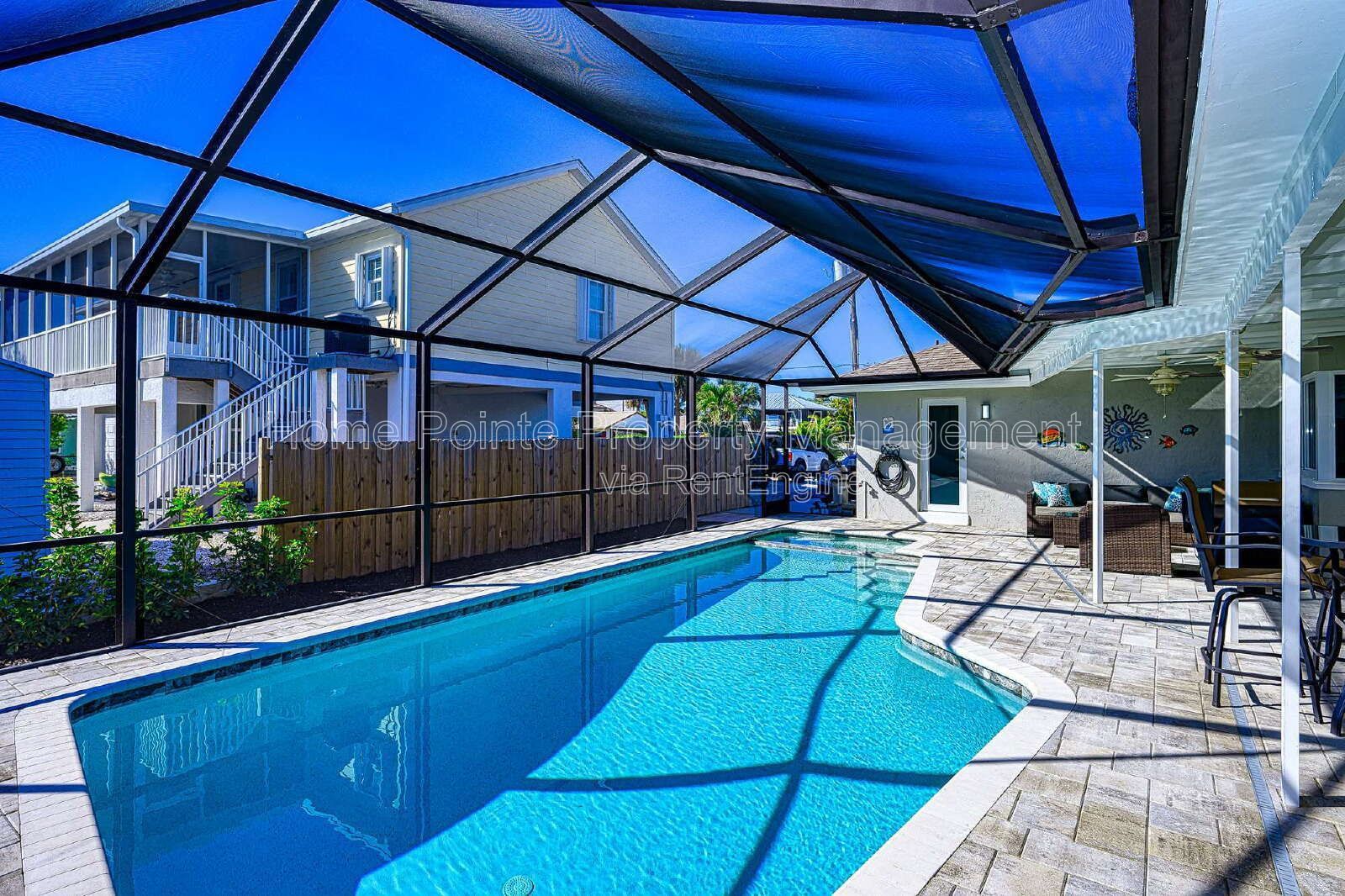 Waterfront Furnished Pool Home with Gulf & Canal Views in Estero Bay Shores property image