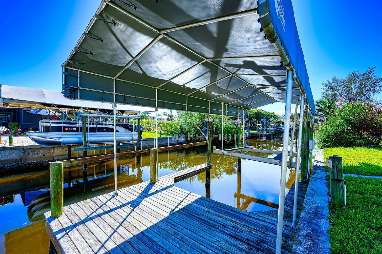 Waterfront Furnished Pool Home with Gulf & Canal Views in Estero Bay Shores property image