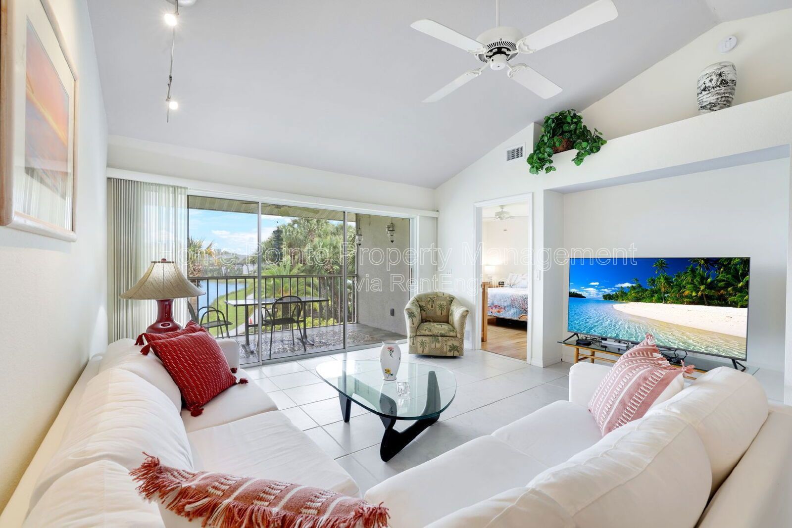 Furnished 2BR + Den Condo in Sapphire Lakes – Lake View, Amenities, 60-Day Minimum Stay property image